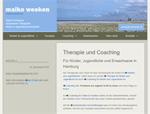 Tablet Screenshot of maike-weeken.de